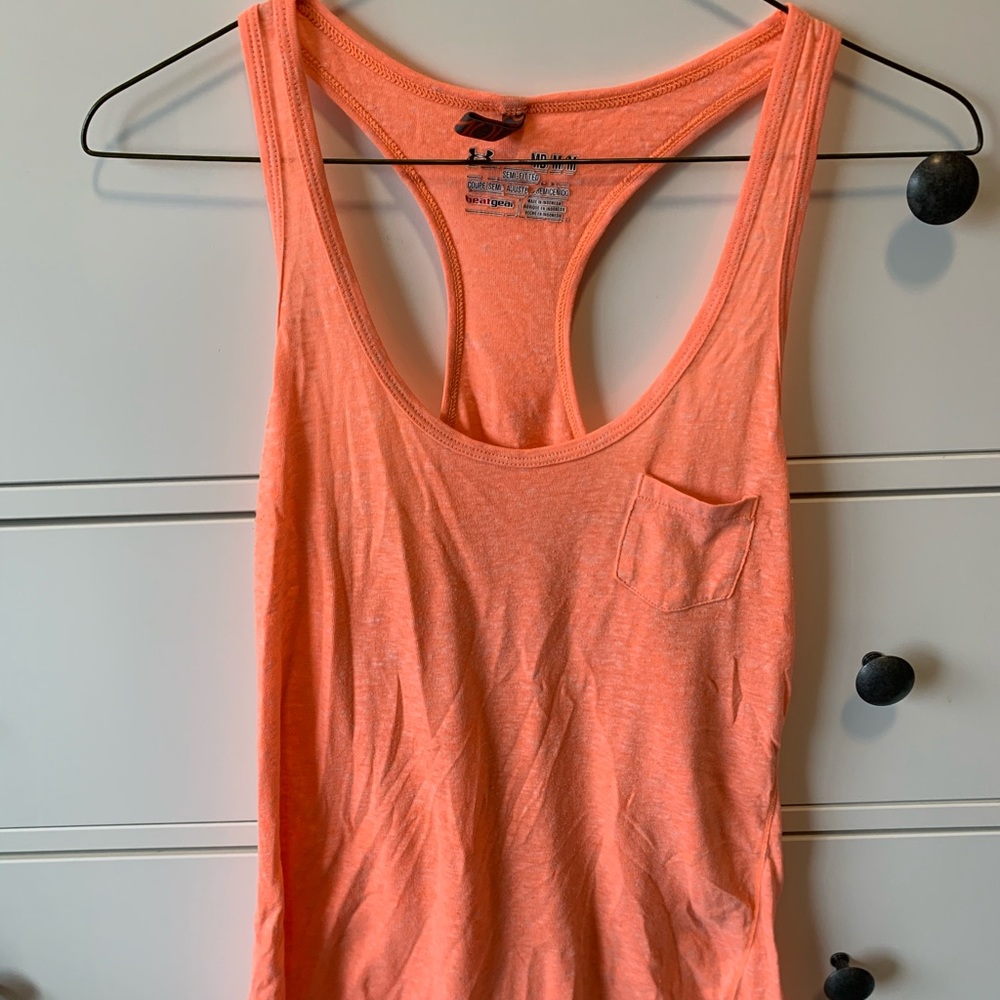 Under Armour Orange Tank Top Medium